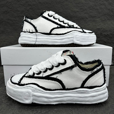 Maison Mihara Yasuhiro Peterson OG Sole Canvas Low White Black